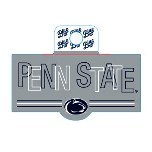 decal alternating navy and white letters Penn State